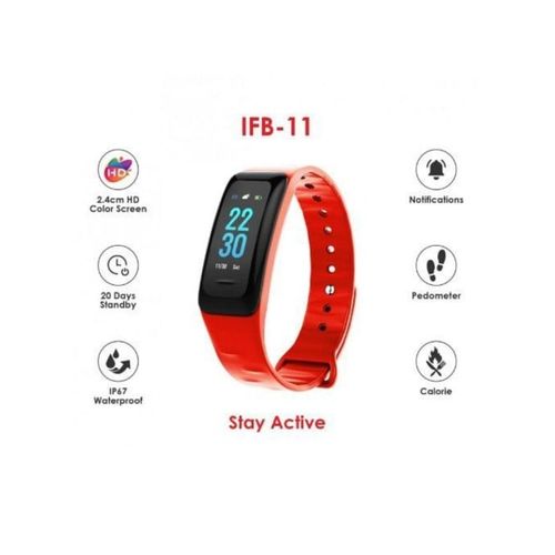 Itel Smartwatch Colour Waterproof Smart Fitband IFB-1HD