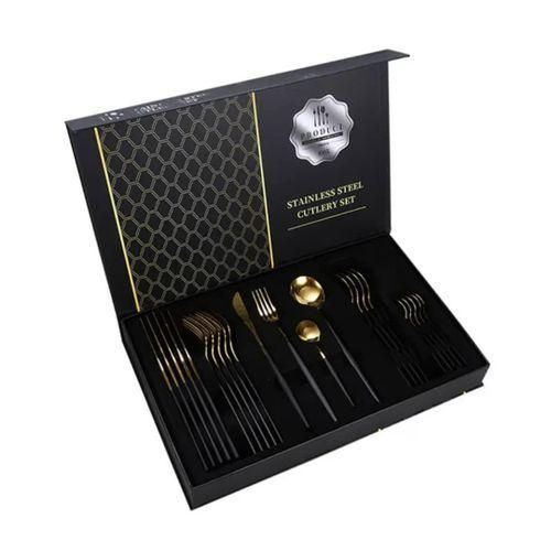 Generic 24 Pieces Gold Plated Cutlery Set