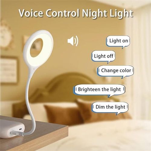 Generic Voice Control Desk Lamp Night Light Eye Protection