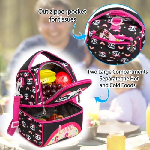 Minnie Mouse Dual Compartment Kids Lunch Bag