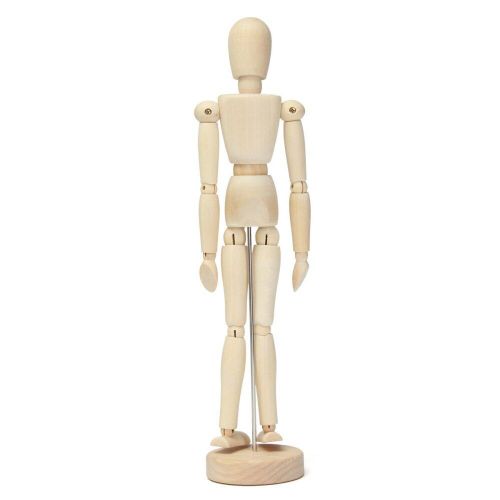 Generic Wooden Figure 12 Unisex Manikin Mannequin Human Artist Drawing  Sketching Model