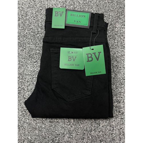 product_image_name-Fashion-Original Plain Black Jean Trouser For Men-1