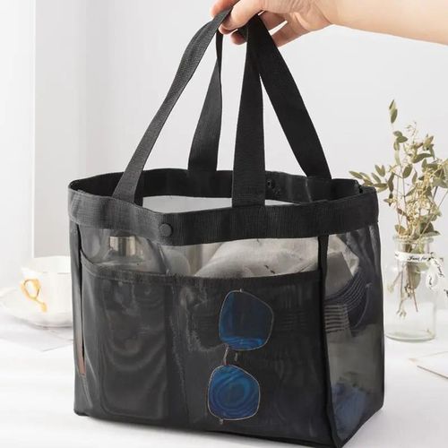 Generic Hollow Large Capacity Makeup Storage Bag Women Multifunctional Mesh Shoulder Bag Travel Transparent Bag Beach Bags Jumia Nigeria