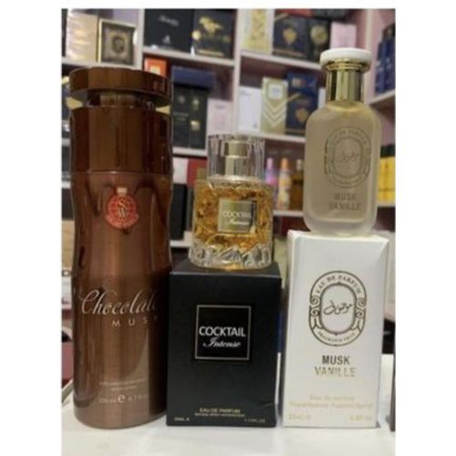 product_image_name-Generic-Cocktail Intense EDP Perfume 35ML And Musk Vanille 25ml With Chocolate Musk Body Spray-1