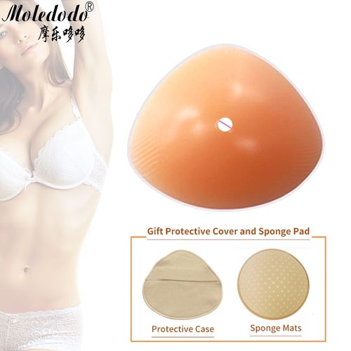 A Cup Silicone Artificial False Breasts Triangle Breast Silicone Breast  Forms