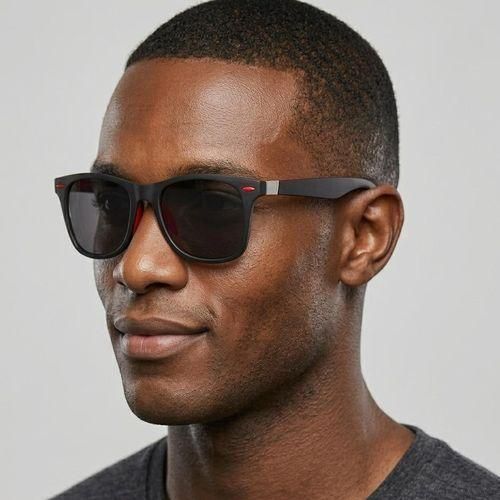 Fashion Polarised Sunglasses For Men - Black/Red - image 2
