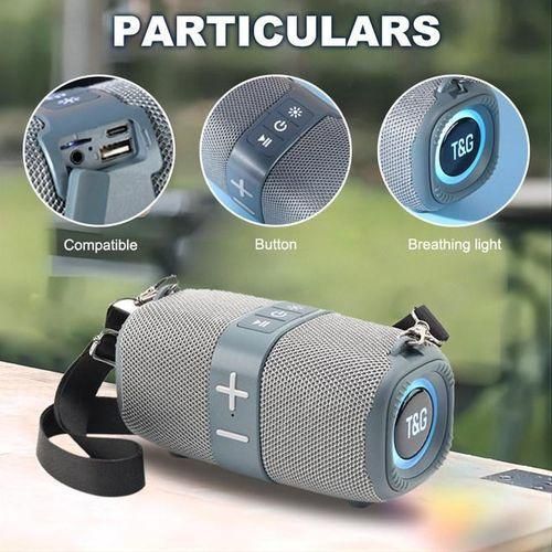 T&G TG667 Crossbody LED Wireless Bluetooth Speaker - Powerful Bass & Sharp Audio