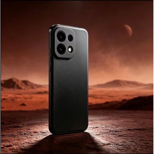Oppo A6x Phone Case – Premium Black Silicone Case with Reinforced Camera Shield, Shockproof Armor & Scratch-Resistant. ( Black )