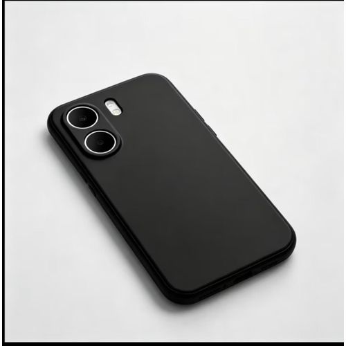 Oppo A6x Phone Case – Premium Black Silicone Case with Reinforced Camera Shield, Shockproof Armor & Scratch-Resistant. ( Black ) - image 4