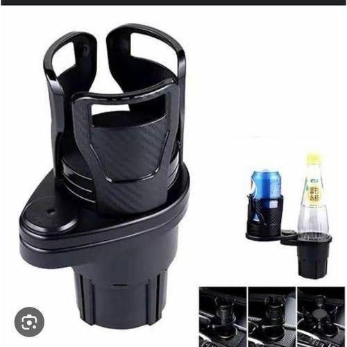 Generic 2-in-1 Multifunctional Car Cup Holder - Adjustable Dual Holder for Drinks & Bottles