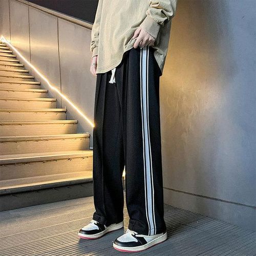 Generic Straight Man Sweat Pants Jogger Casual Baggy Tracksuit Men s Sweatpants Bottoms Wide Leg Young La Summer Training Plain Trousers Jumia Nigeria