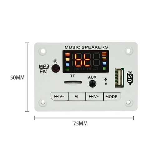Generic 12V Car Audio Bluetooth MP3 Decod Er Board - image 3