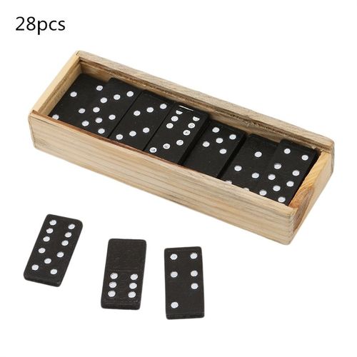 120Pcs/Set Colorful Dominoes Wooden Blocks Children Early Educational Play  Toy Domino Block