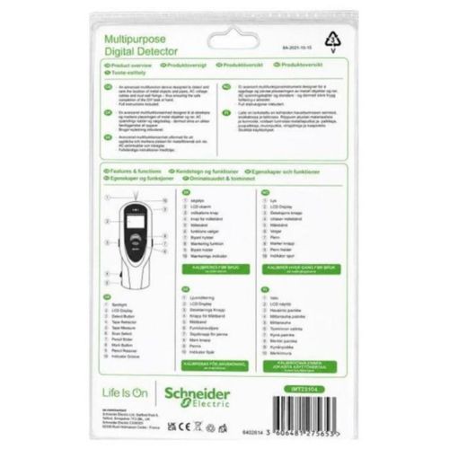 Generic Schneider Electric Multipurpose Digital Wall Detector Stud Metal Pipe AC Cable Scanner – ( IMT23104) - image 2