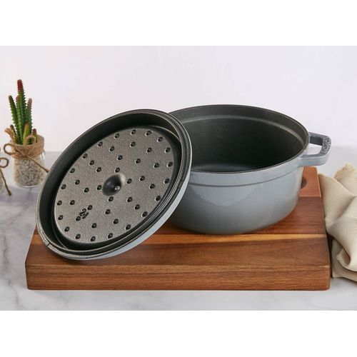 Radiance 26cm Enamelled Gray Dutch Oven