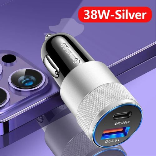 product_image_name-Generic-38W USB Car Charger Adapter  Android & Iphone-1