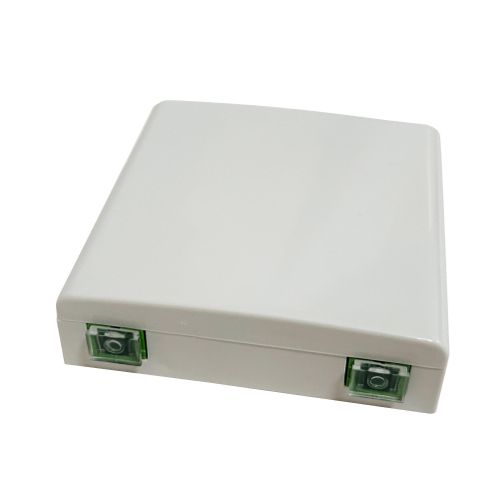 Generic Fibre Optic Terminal Box FTTH Wall Socket Faceplate White - image 2