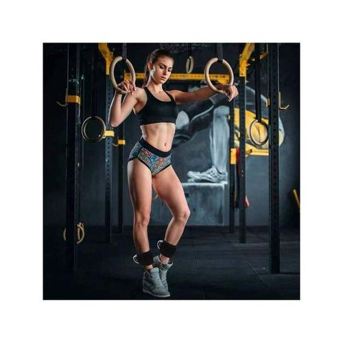 product_image_name-Generic-1pc Strap Cable Hine Resistance Band Adjustable Comfortable Ankle Cuff Glutes Kickbacks, Leg-4