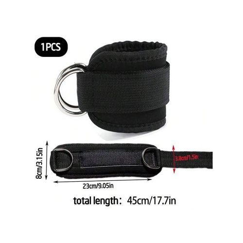 product_image_name-Generic-1pc Strap Cable Hine Resistance Band Adjustable Comfortable Ankle Cuff Glutes Kickbacks, Leg-6
