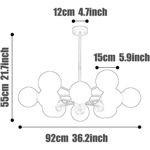 Generic The Stellar Bloom Sputnik chandelier - image 4