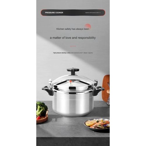 Generic Large Capacity Non Stick Stainless Steel Pressure Pot - 7L - image 4