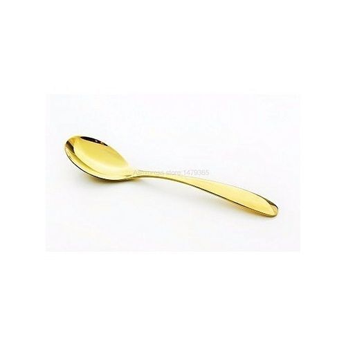 Generic Gold Plated Stainless Steel Spoon - 6Pcs - image 2