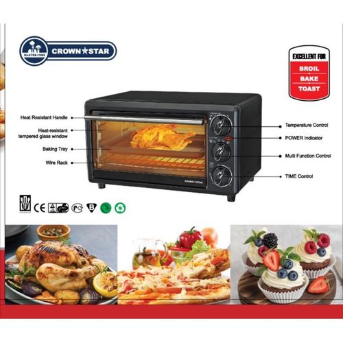 product_image_name-Master Chef-Electric Oven & Grill Stainless Steel(19Ltr)-2