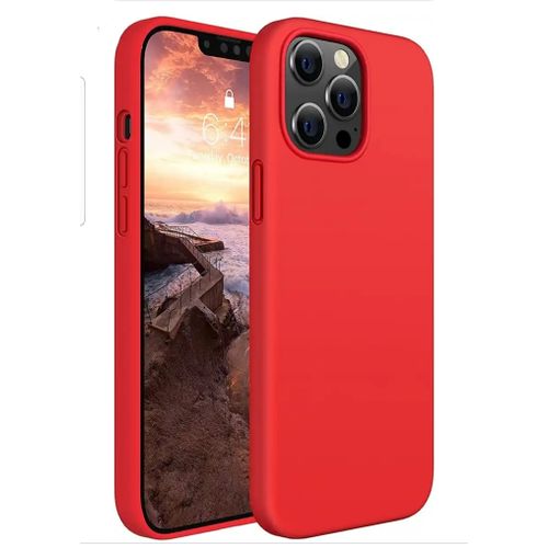 product_image_name-Generic-Soft Liquid Silicone Case For IPhone 12 11 13 14 15 Pro Max Xs Max Xr Xs  Shockproof Back Cover(red)-1