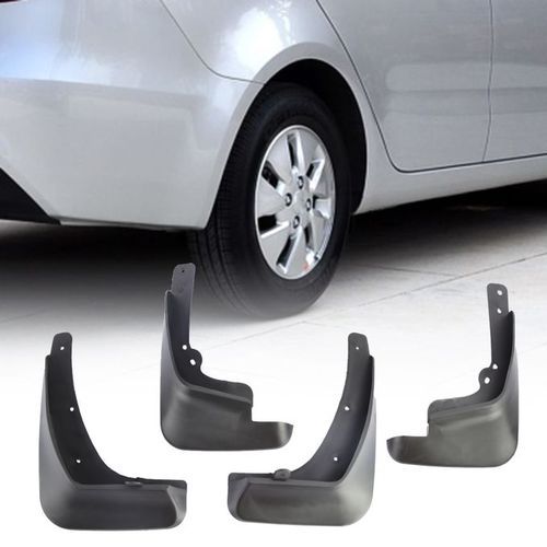 Generic 4Pcs/Set LB-SY-533 Car Mudguard Durable Anti-freezing-Black