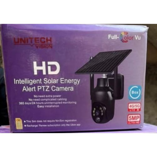 Generic Solar Energy Alert PTZ Camera (5MP Ultra HD, 4G/5G LTE