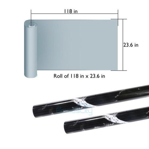 Generic 10FT Self Adhesive Marble Wallpaper Peel &amp Stick Contact Paper Kitchen Countertop - image 4