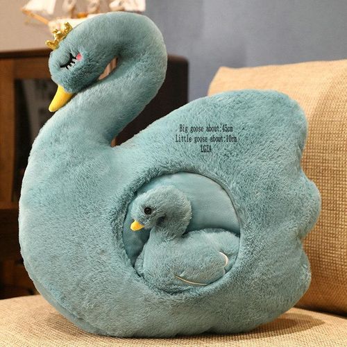 Generic DIY Light Princess Crown BlaSwan Plush Toy Peal NeWhite Swan Couple Queen Swan Plushie Wedding Decor Dolls Christmas Jumia Nigeria