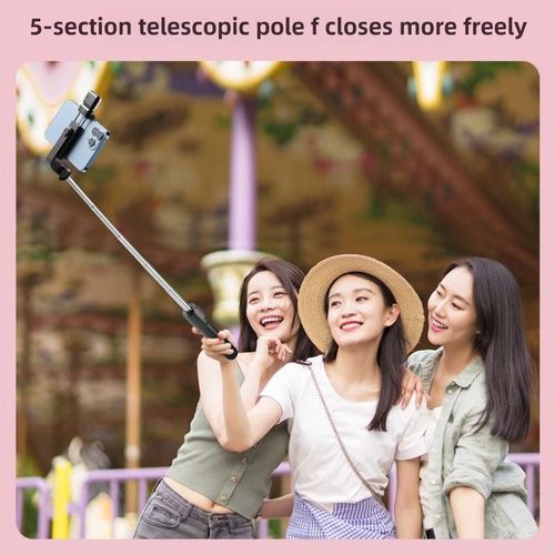 product_image_name-SUNDASELF-Multifunctional Wireless Bluetooth Extended  selfie stick R1S PLUS 100 CM length  Tripod + Fill Light +Shutter Remote-6
