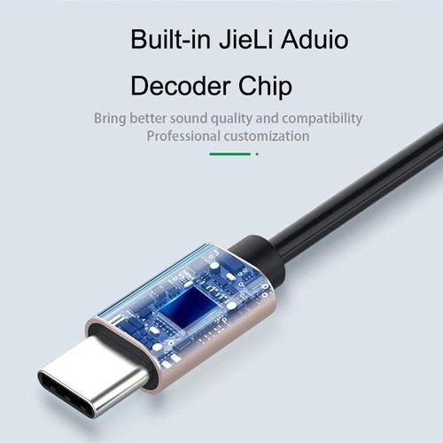 product_image_name-Generic-Type-C/USB-C To 3.5mm Male Elbow Spring Car Audio Adapter Cable, Cable Length: 1.5m(Analog Audio)-3