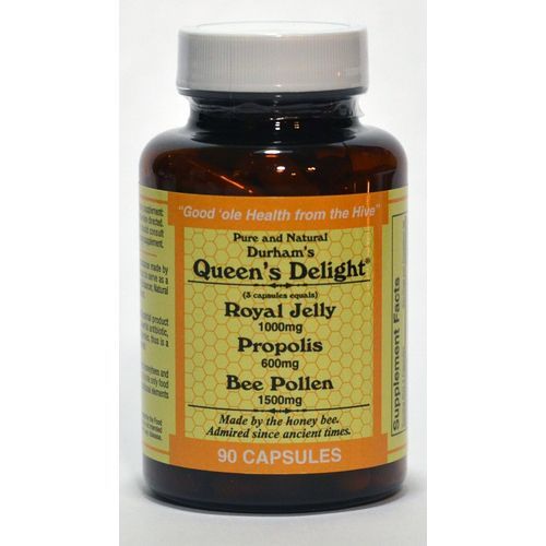 product_image_name-Durham's-Delight (Royal Jelly 1000mg, Propolis 600mg, Beepollen 1500mg) In 3 Daily Capsules 90 Caps-3