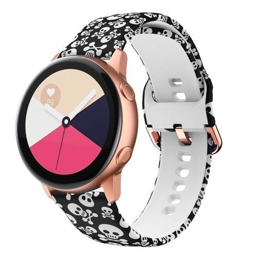 Generic 2220mm Band For Samsung Galaxy Watch 4 Classic 42mm 46mmGearS3Active 2 4044mm Printed Let For Huawei GT 22epro S29 Black Ll Jumia Nigeria