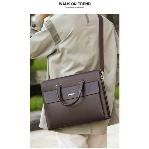 product_image_name-Fashion-Executive Men’s Genuine Leather Laptop Briefcase – Large Capacity Anti-Theft Work Bag with Smart Organizer Compartments-3