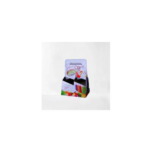 product_image_name-Generic-25pcs-Printed Paper Juice/Coffee/Tea Cup Carrier-4 Cup Space-4