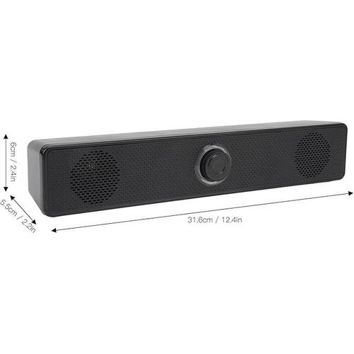 product_image_name-Generic-USB Powered Soundbar TV PC Portable Gaming Home Theater System-1