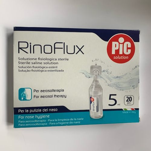 Pic RinoFlux Sterile Saline Solution 5MLX20pc For Healthcare