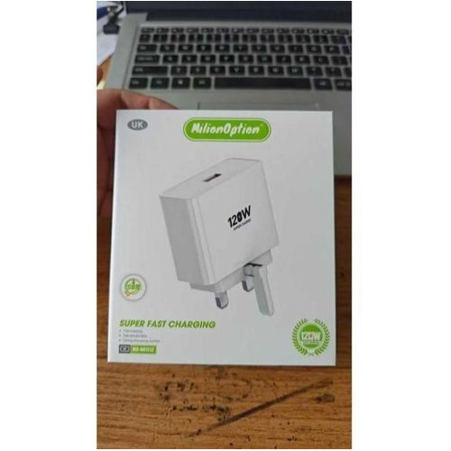 Generic 120w double fast charger with type-c cable - image 2