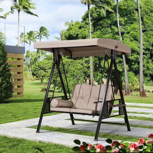 Generic 2 seater  Hammock  Adults  Swing  Chair - Khaki