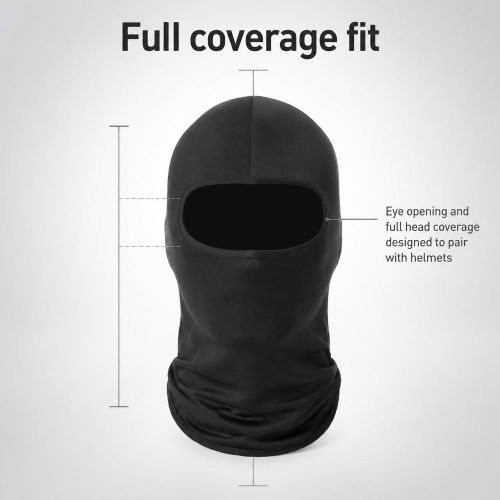 Generic Full Face Balaclava Mask Stretch Breathable Windproof Motorcycle Cycling Head Cover - image 5