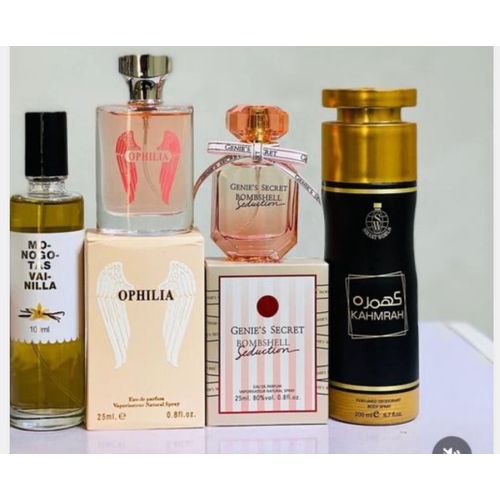 product_image_name-Monogotas-Summer SCENT OPHILIA PERFUME 25ml ,Bombshell And Monogotas Vanilla With Body Spray-1