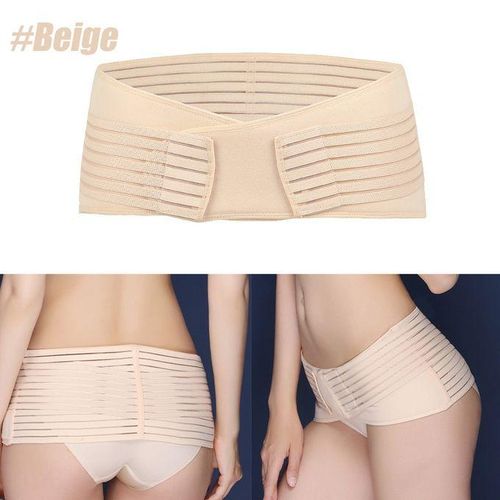 Generic Beige 1pc Maternity Belt Pregnancy Support Belt Postpartum Corset Belly Band Postpartum Body JIN Jumia Nigeria