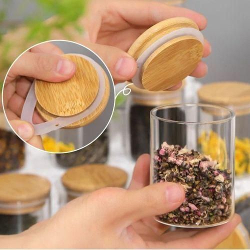 product_image_name-Generic-12 In 1 Spice Jars With Bamboo Lid Container Organizer-3