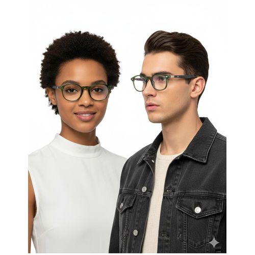 product_image_name-Fashion-Woodlux Collection: Premium Presbyopic Reading & Anti-Blue Light Glasses - Green/Grey-1