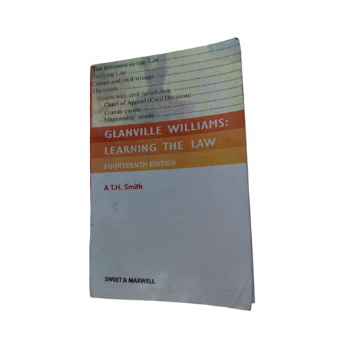 Generic Glanville Williams: Learning the Law (Fourteenth Edition), authored by A.T.H. Smith