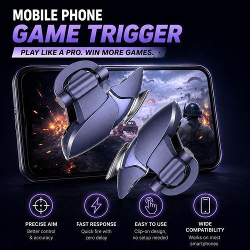 Generic Mobile Phone Game Trigger For Gaming Controller Trigger Shooting Controller Button