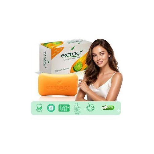 Extract Papaya Herbal Soap (1pcs)